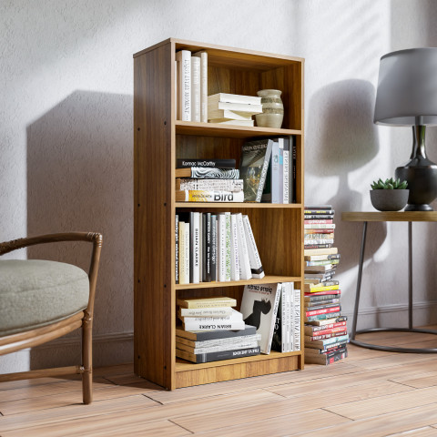 NEUDOT HUNTER Engineered Wood Open Book Shelf Price in India - Buy