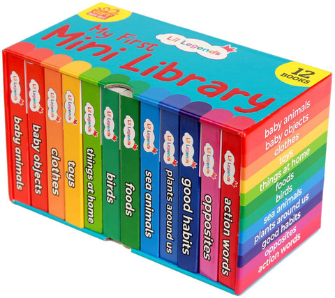 Lil Legends Mini Library Vol 2 | Early Learning Board Books Box