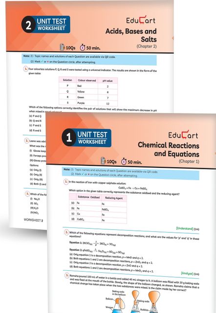 AGRAWAL PUBLICATIONS Educart CBSE Class 10 Science Question Bank 2026-27 | Chapterwise, Case-Based & Competency-Based Qs | Unit Test Worksheets, Notes & Visuals | NCERT Based CBSE 2027 - Class 10 Question Bank 2027 (English, Paperback, Prashant Kirad, Educart) - Image 7
