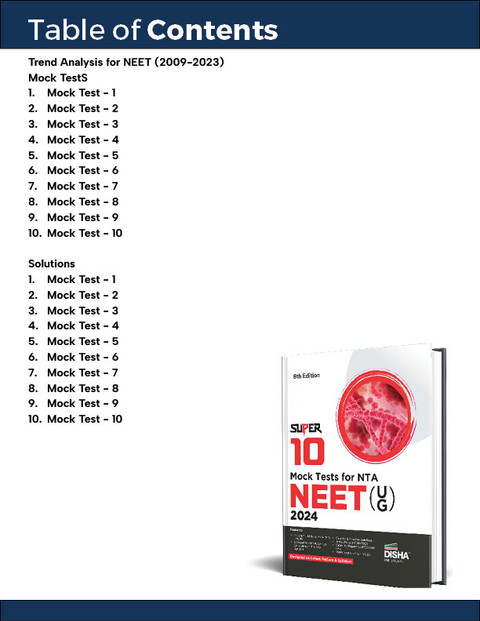 Super 10 Mock Tests for New Pattern Nta Neet (Ug) 2024: Buy Super 10 ...