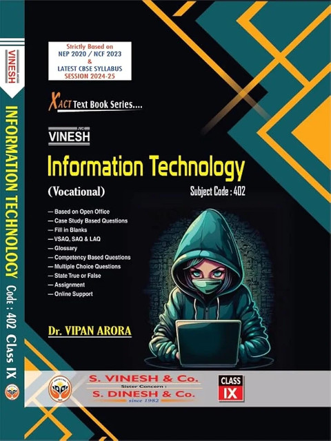 Vinesh Xact Information Technology Class 9 | CBSE 402 (Vocational