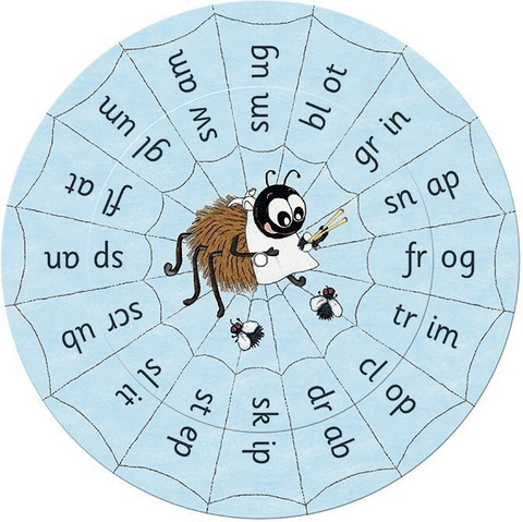 Jolly Phonics Blends Wheels with 10 Disc: Buy Jolly Phonics