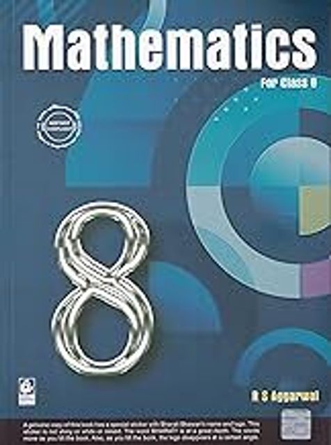 Mathematics for Class 8 -R S Aggarwal Mathematics class-8 Paperback, R ...
