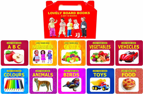 Lovely Board Books Gift Pack For Babies Toddlers (0–2 Years