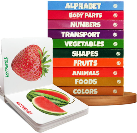 My First Library: Boxset of 10 Board Books- Gift for 1+ Year Old