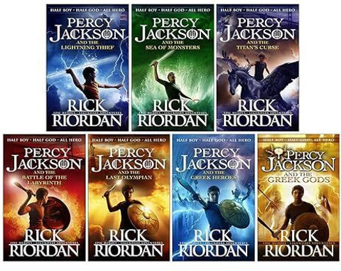 Percy Jackson Collection 7 Books Set By Rick Riordan: Buy Percy