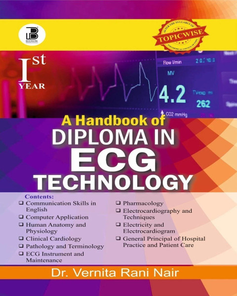 A handbook of Diploma in ECG Technology (Vol.-I): Buy A handbook
