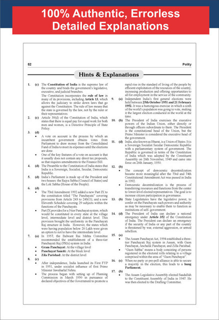 Disha APSC (CCE) Prelims Topic-wise General Studies 2025 1996