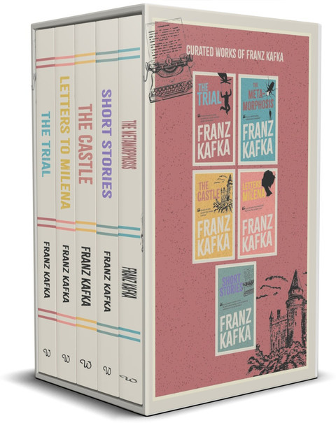 Curated Works of Franz Kafka 5 Books Set (Letters To Milena,Short