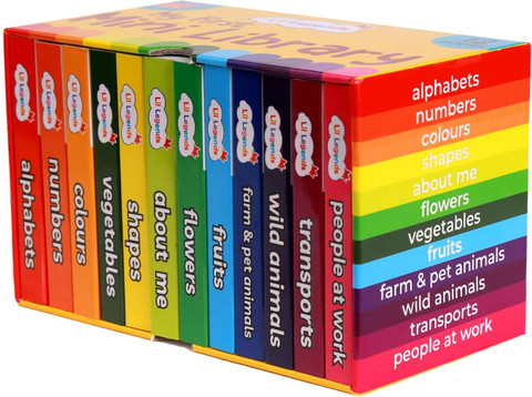 Oswaal Lil Legends Mini Library | Early Learning Board Books Box