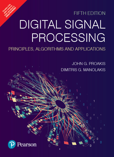 Pearson – Digital Signal Processing | Principles, Algorithms
