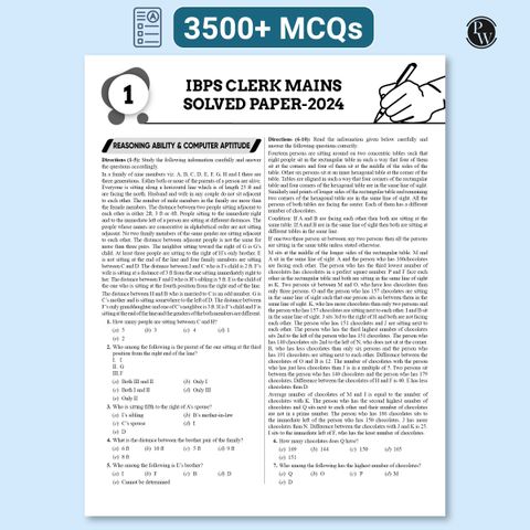 PW IBPS Clerk 25 Year-wise Prelims & Mains Previous Year Solved Papers ...
