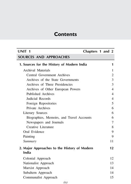 A Brief History of Modern India - Civil Services Exam - 2025 ( Revised ...