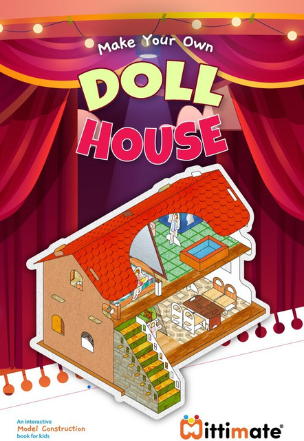 Mittimate Make Your Own – Doll House 3D Paper Construction Model for Kids  Age Group: to 15 Years - Main Image