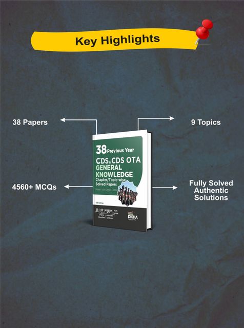 Disha 38 Previous Year CDS & CDS OTA General Knowledge Chapter/Topic ...