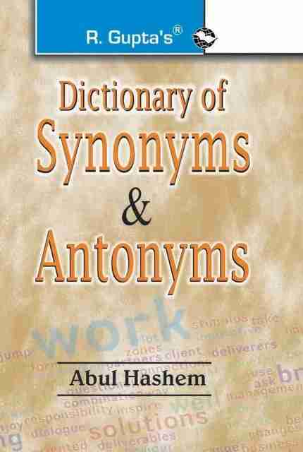 Dictionary of Synonyms & Antonyms: Buy Dictionary of Synonyms