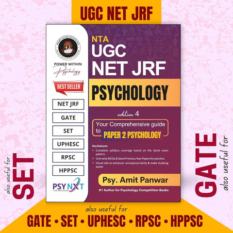 PWP NTA UGC NET JRF Paper 2 Psychology Exam Preparation Book - Theory ...