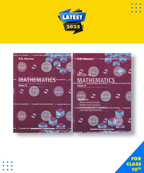 R.D. Sharma Mathematics class 10th With MCQ Paperback, R.D. Sharma|New ...