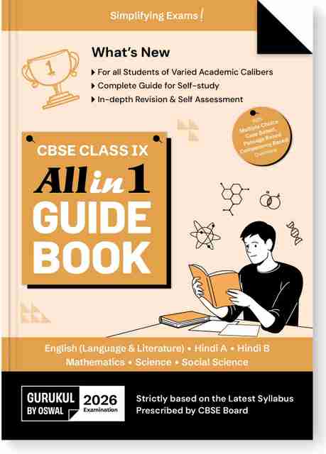 Gurukul By Oswal All in 1 Guide Book for CBSE Class 9 Exam 2026 - NCERT ...
