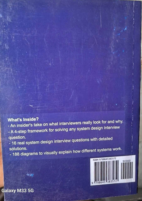 System Design Interview: An insider's Guide – Volume 1 (Greyscale