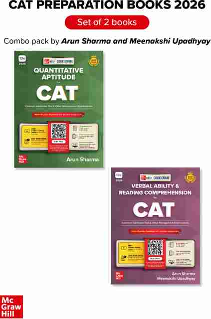 CAT exam books 2026 combo by Arun Sharma (Set of 2) - Quantitative ...