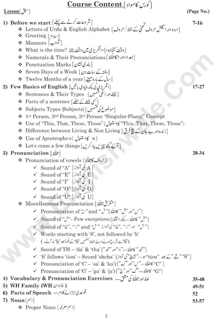 English Speaking Course Book (Urdu Version) Complete English