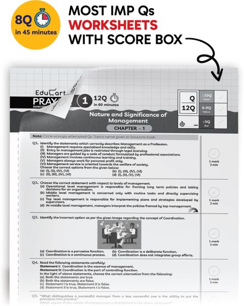 Educart PRAYAS CBSE Class 12 Accountancy, Business Studies, Economics ...