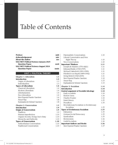 Pearson NTA UGC NET Paper 2 Political Science 2025 | SET, JRF ...
