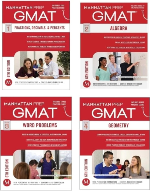 Gmat manhattan prep book 1 to 4 volume 6 edition: Buy Gmat