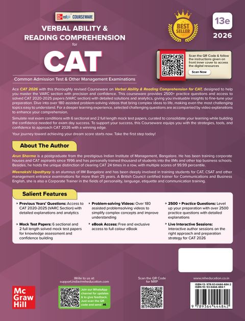 CAT exam books 2026 combo by Arun Sharma (Set of 3) - Quantitative ...