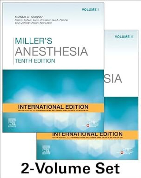 Miller's Anesthesia International Edition, 2 Volume Set 10/Edition