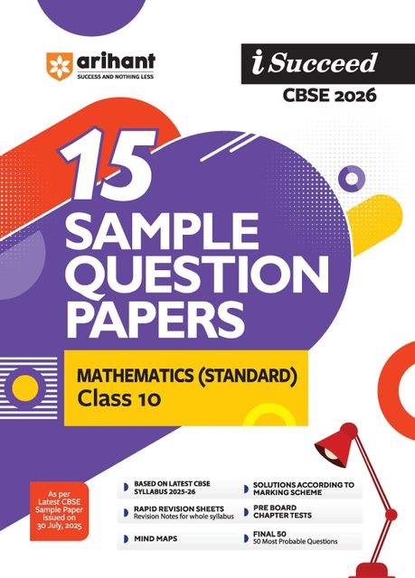 Arihant i-Succeed CBSE Sample Question Papers 2026 Science ...