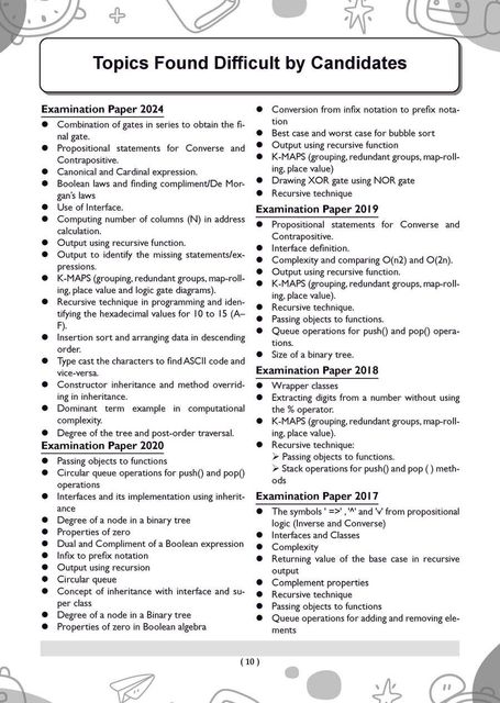 ISC 10 Sample Question Papers Class 12 Computer Science for Board Exam ...