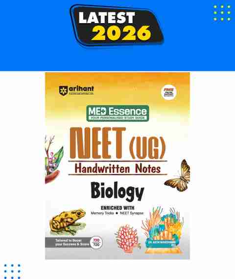 Arihant NEET (UG) Biology Handwritten Notes For Exam 2026-2027