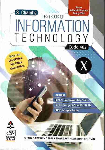 INFORMATION TECHNOLOGY FOR CLASS-10 (CODE-402): Buy INFORMATION ...