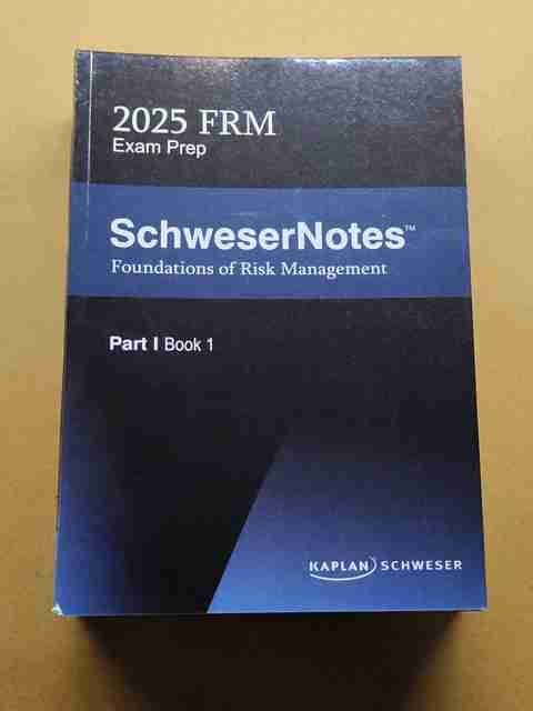 Kapalan Schweser 2025 FRM Exam Prep Part 1, Kapalan schweser Notes