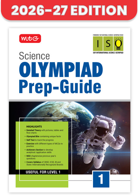 MTG Science (ISO) Olympiad Prep Guide Class 1 | Detailed Theory, Exercise with Self Test For Practice | SOF Olympiad Books For Exam 2026-27 | 9789375441762
