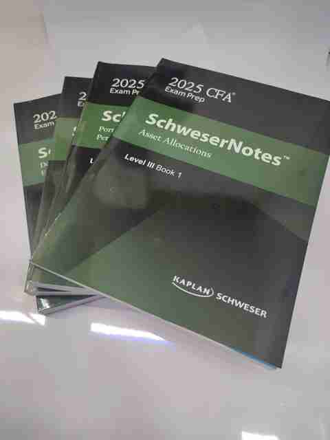 2025 Study Material compatible for CFA Level 3 (Set of 4