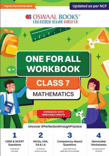Oswaal Ncert & Cbse Pullout Worksheets Class 7 Mathematics for 2024 ...