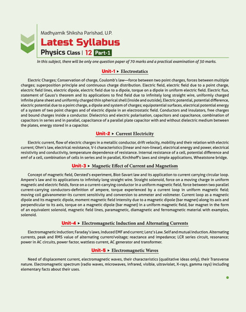 Active Ganit Part 1 Textbook Class 12 for UP Board Session 2025-26
