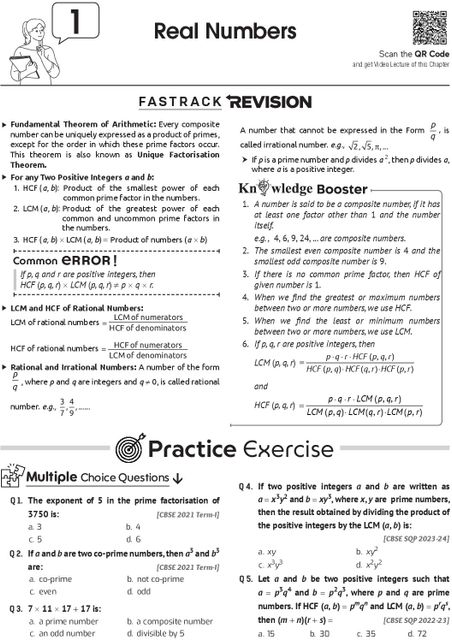 Mathematics Standard Class 10 CBSE Question Bank by Mastermind 2024-25 ...