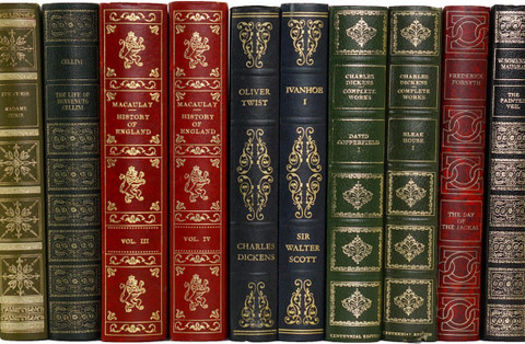 Real Authentic Books for Decoration - Antique Book Set (Rainbow