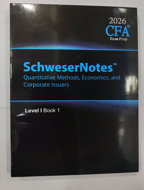2026 Study Material compatible for CFA Level 1 (Set of 4 Books