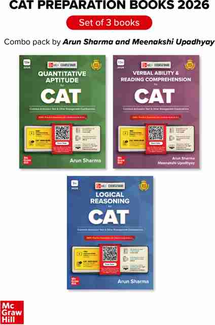 CAT exam books 2026 combo by Arun Sharma (Set of 3) - Quantitative ...