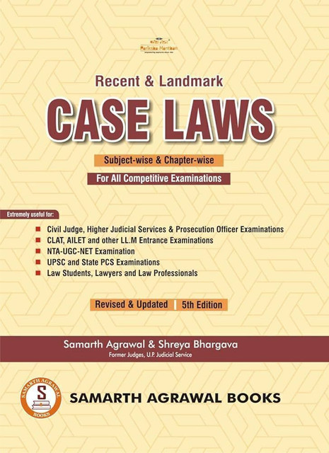 RECENT LANDMARK CASE LAWS 2024: Buy RECENT LANDMARK CASE LAWS