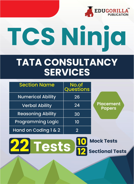 EduGorilla TCS Ninja Preparation Book - 10 Full Length Mock Tests