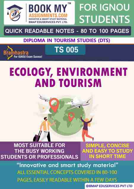 IGNOU TS 5 Ecology, Environment and Tourism Study Material For IGNOU ...