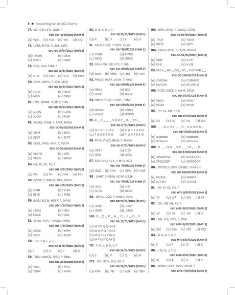 RankUp Reasoning for all SSC Examinations Book 2025 - 2026 (in English ...