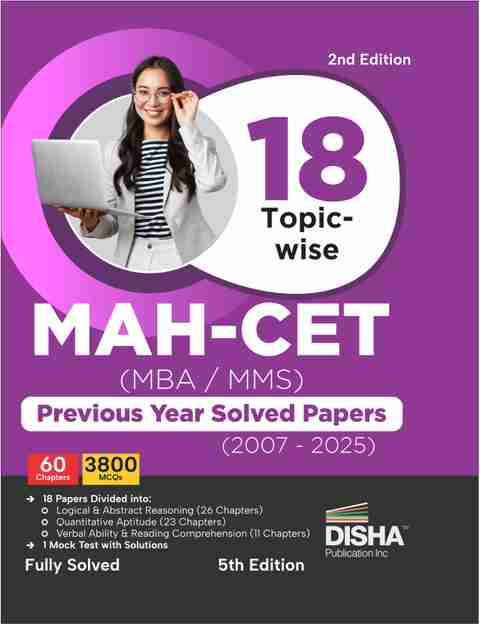 Disha 18 Topic-wise MAH-CET (MBA / MMS) Previous Year Solved Papers ...