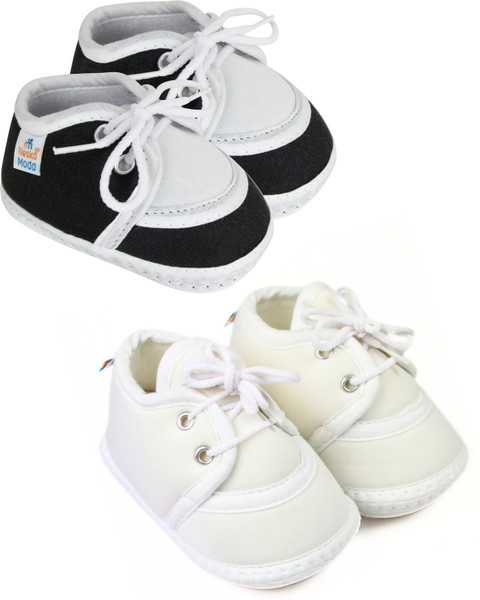 Neska Moda Newborn Baby To 12 Months Pair Combo Skin Friendly Soft  Cotton Lace Shoes Booties